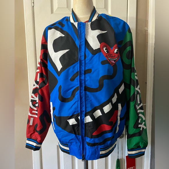 NWT Keith Haring Members Only Bomber Jacket - Picture 7 of 12